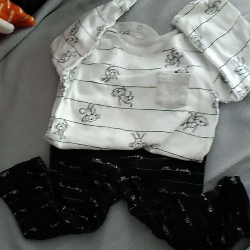 Onzies and pants outfit